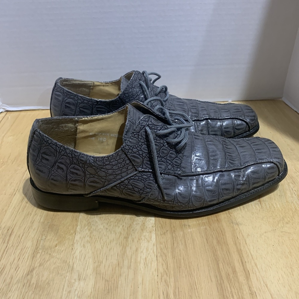 Antonio Maggetti Men's Dress‎ Shoes Gray Size: 10D